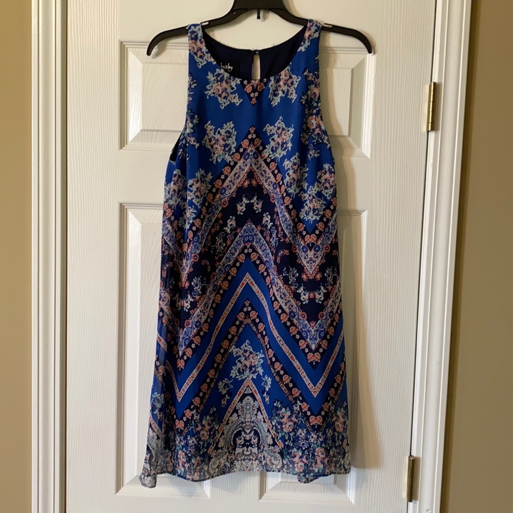 Blue Floral Dress